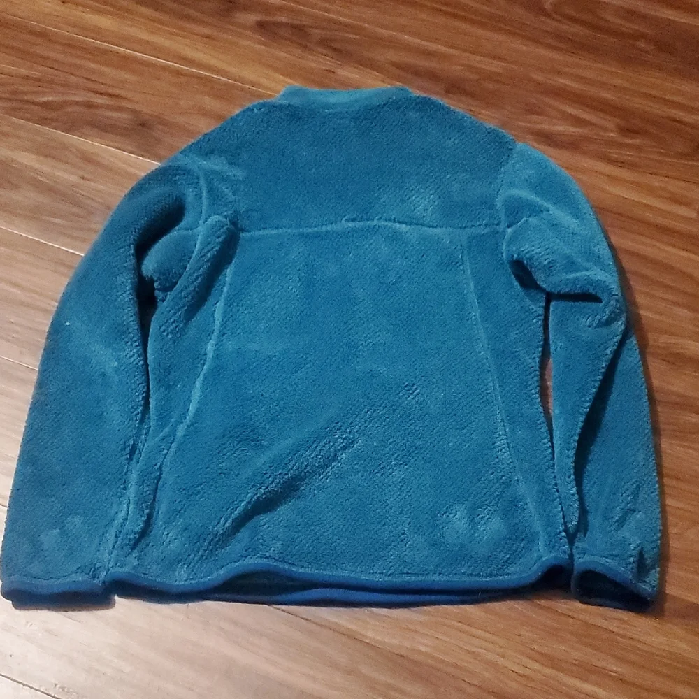 Patagonia Women's  Re-Tool Snap-T, Teal Fleece Sweater - Picture 6 of 6